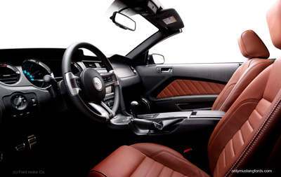 2013 Ford Mustang leather interior