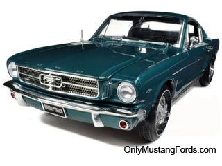 1965 fastback mustang model raven black