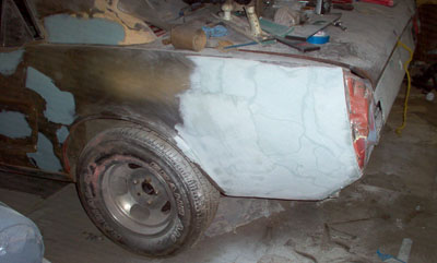 1965 mustang quarter panel repair