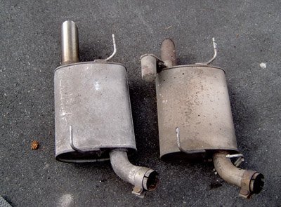 mustang gt takeoff mufflers