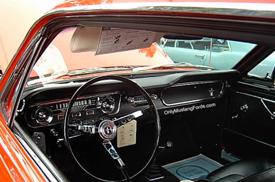 1965 mustang sun visor