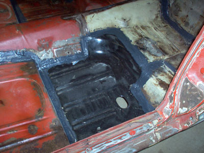 classic car floor pan replacement