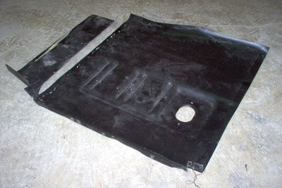 floor pan trimmed mustang